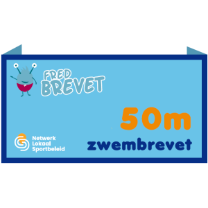 Afstandszwemmen - 50m - Badges (10st.)