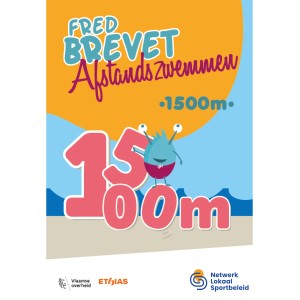 Afstandszwemmen - 1.500m - Kaarten (50st.)
