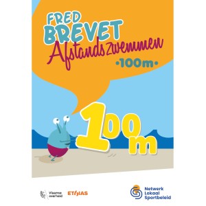 Afstandszwemmen - 100m - Kaarten (50st.)