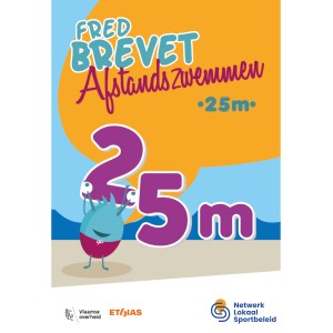 Afstandszwemmen - 25m - Kaarten (50st.)