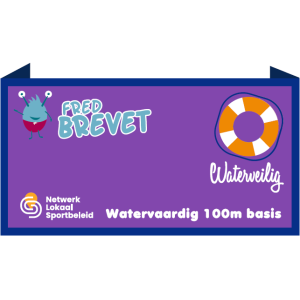 Waterveilig - 100m basis - Badges (10st.)