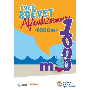Afstandszwemmen - 1.000m - Kaarten (50st.)