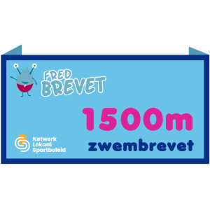Afstandszwemmen - 1.500m - Badges (10st.)