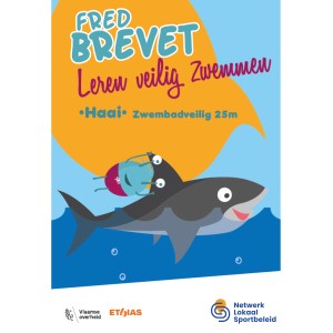 Leren veilig zwemmen - Haai - Kaarten (10st.)