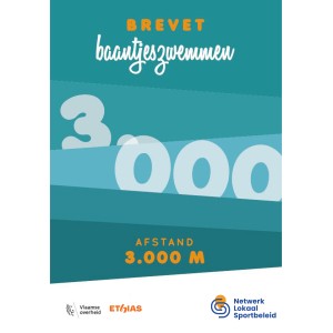 Baantjeszwemmen - 3.000m - Kaarten (10st.)